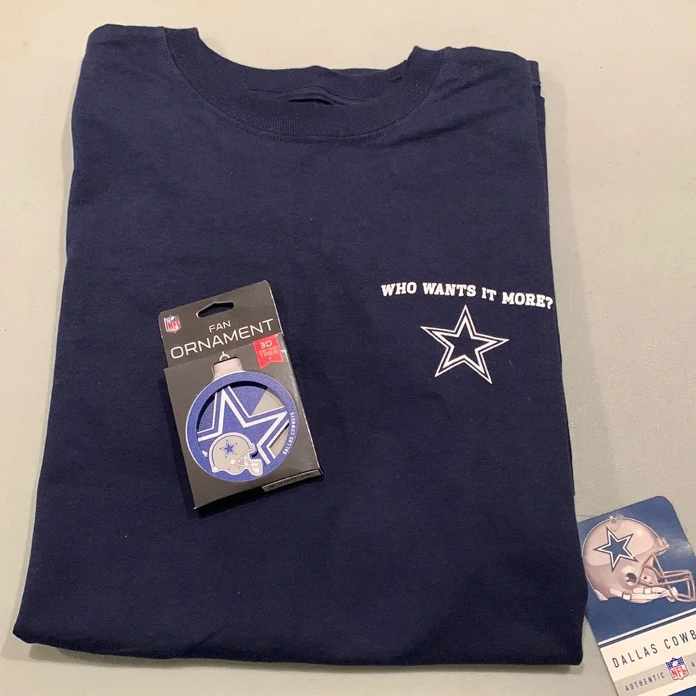 Dallas Cowboys Tee Shirt, Ornament and Coffee Mug Bundle - Picture 4 of 16